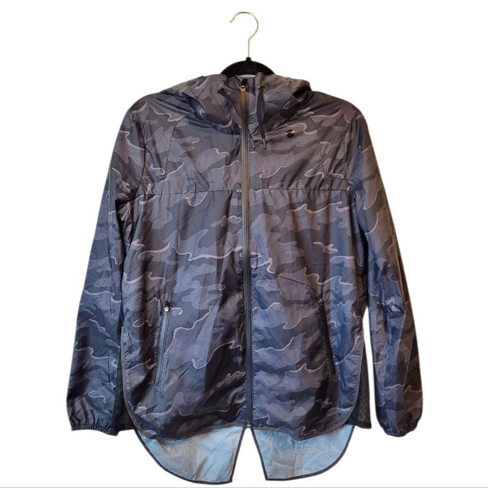 Ivy Park Women's Black Camo Split Back Windbreaker Women's Size XS